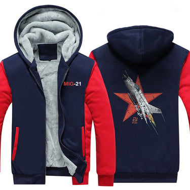 M I G  21  DESIGNED ZIPPER SWEATER THE AV8R